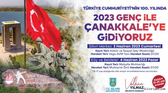 Silivri Belediyesi'nden gençlere özel Çanakkale gezisi 