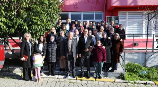 Başkan Yılmaz Bekirli ve Kurfallı'da kadınlarla buluştu