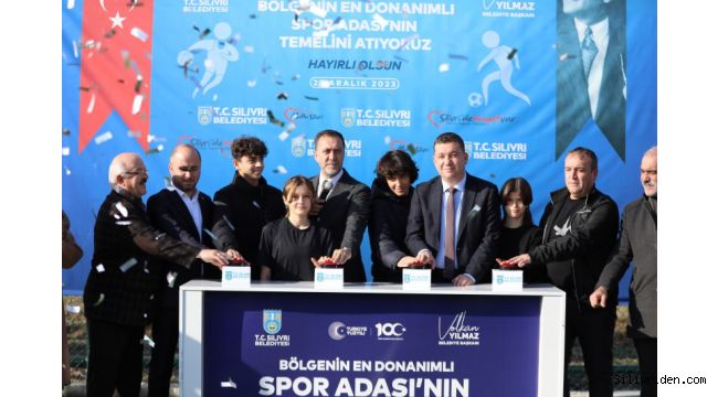 Yılmaz'dan dev bir yatırım daha! bölgenin en donanımlı spor Adası'nın temeli atıldı