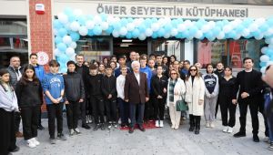 Ömer Seyfettin Kütüphanesi açıldı