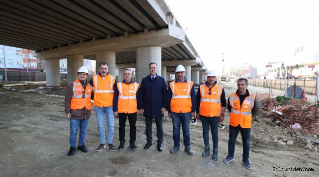 Başkan Yılmaz Silivri şehir geçişi projesini inceledi