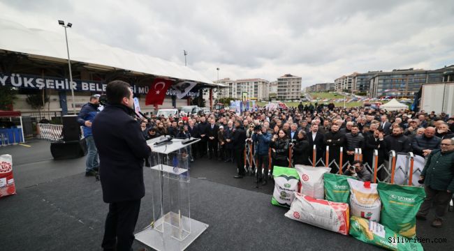 Silivri’de üreticiye tohum desteği