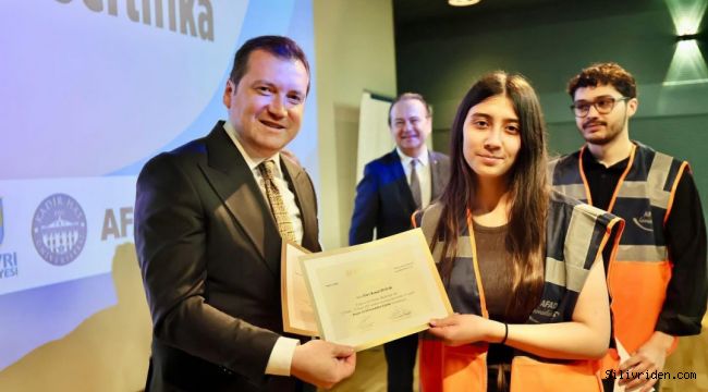 Gönüllü afet eğitimi tamamlandı