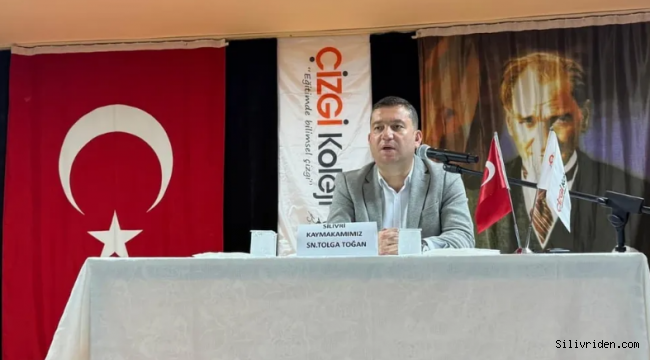 Kaymakam Tolga Toğan öğrencilerin sorularını yanıtladı