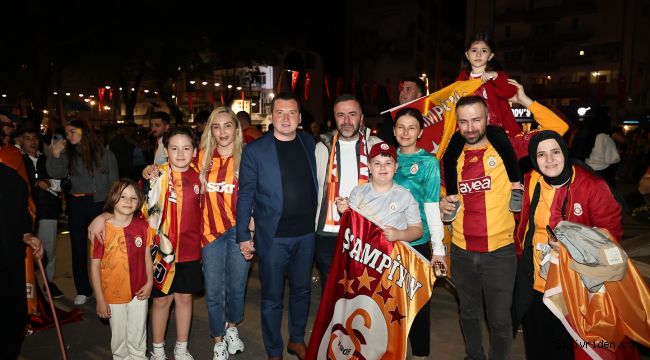 Silivri’de Galatasaray’ın 25. Şampiyonluğu coşkuyla kutlandı