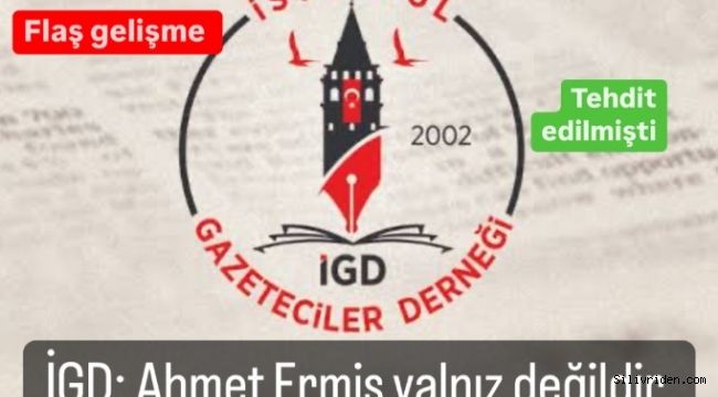 İGD'den Ahmet Ermiş'e destek! Tehdite tepki