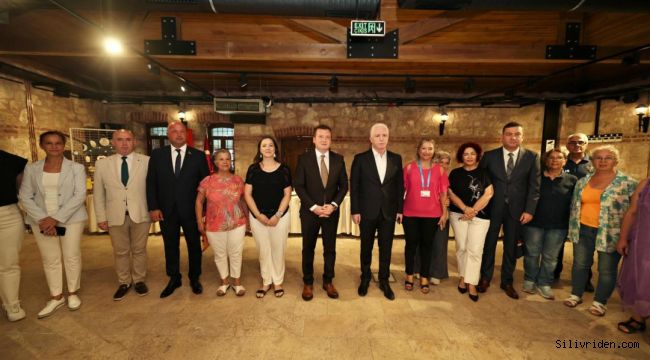 “Çamurdaki Sır” sergisine protokolden ziyaret