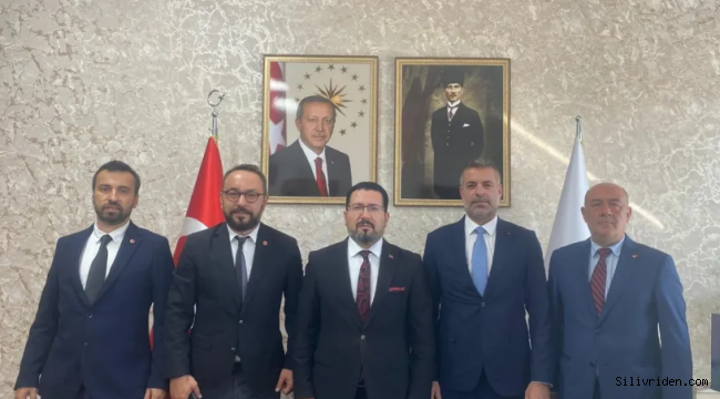 Eğitim Sendikalarından İlçe Milli Eğitim Müdürü Damat’a ziyaret
