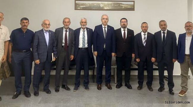 Saadet Partisi’nden İlçe Milli Eğitim Müdürü Damat’a ziyaret