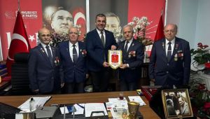 Gazilerden CHP İlçe Başkanı Doruk Bulut’a hayırlı olsun ziyareti