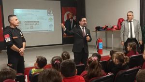 Akören Ümit Aksun Ortaokulu’nda Afet Bilinci eğitimi