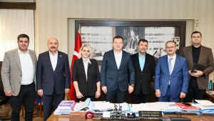 Ayhan Tuzcu’dan Başkan Balcıoğlu’na ziyaret