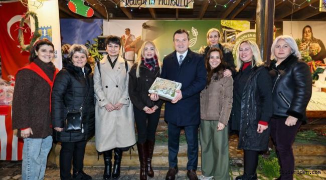 Başkan Balcıoğlu, Silivri Köy Pazarı’nı ziyaret etti