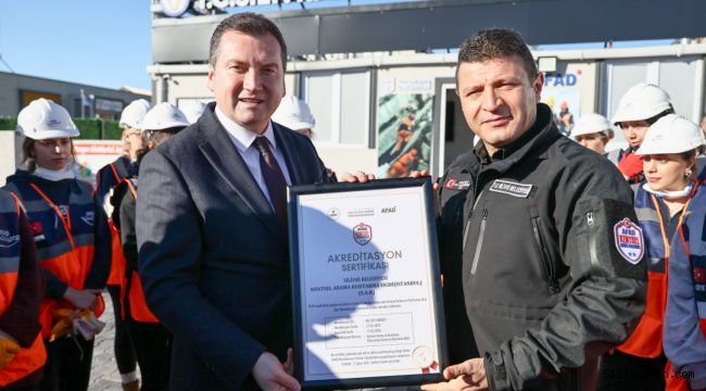 SAK Ekibi AFAD akreditasyonu ile resmi gücünü tescilledi