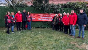 CHP Silivri’den cezaevi önünde dayanışma