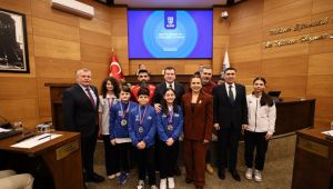 Silivri Belediyesi Meclisi başarılı sporcuları ağırladı