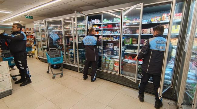Silivri’de Ramazan öncesi marketlere sıkı denetim