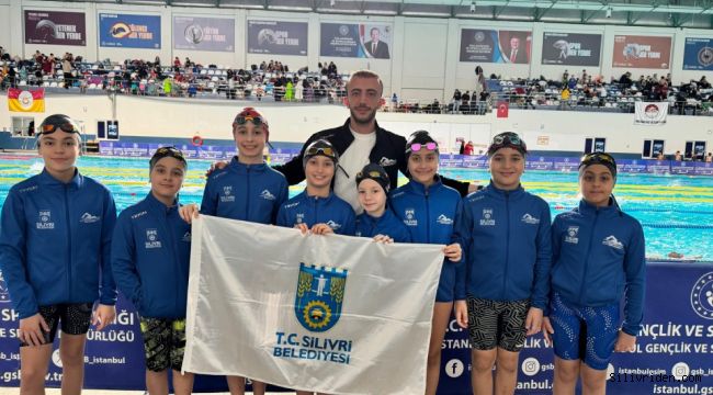 Silivri yüzme takımından başarılı performans