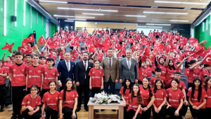 “Spor Şehri İstanbul” Projesi kapsamında öğrencilere forma desteği