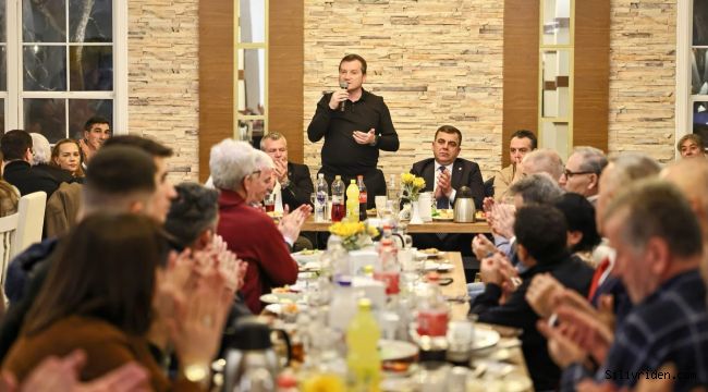 Balcıoğlu, örgütle iftarda buluştu