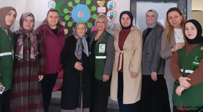Yeşilay gönüllülerinden rehabilitasyon merkezine ziyaret