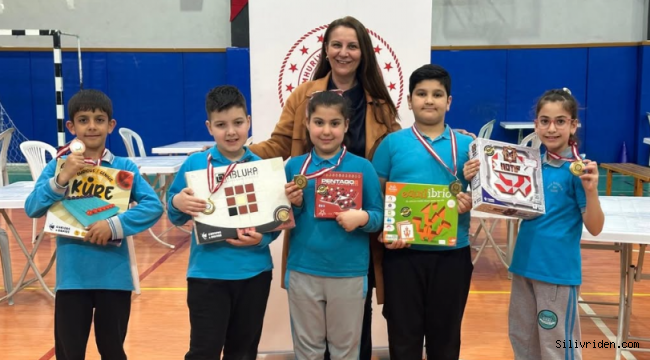 Gazi İlkokulu 5 dalda dereceyle döndü