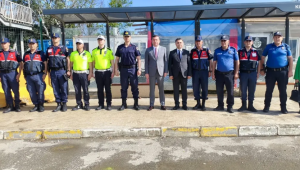 Kaymakam Tolga Toğan’dan bayramda güvenlik güçlerine ziyaret