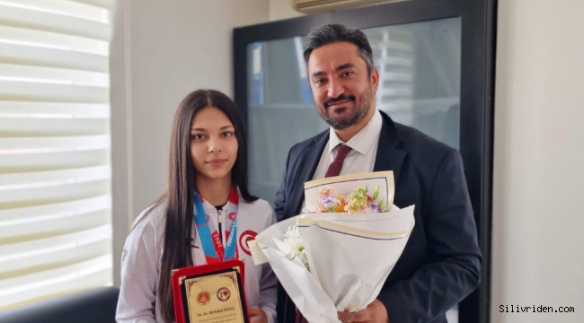 Milli sporcudan Mehmet Keleş'e teşekkür