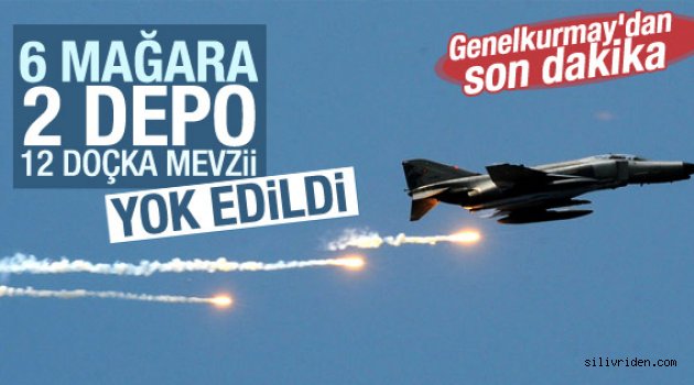 23 PKK hedefi TSK tarafından yok edildi