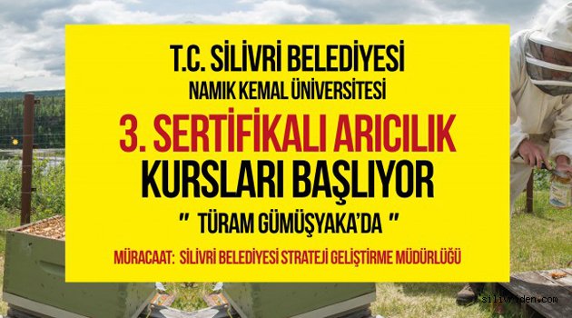 3. Sertifikalı arıcılık kursu start alıyor