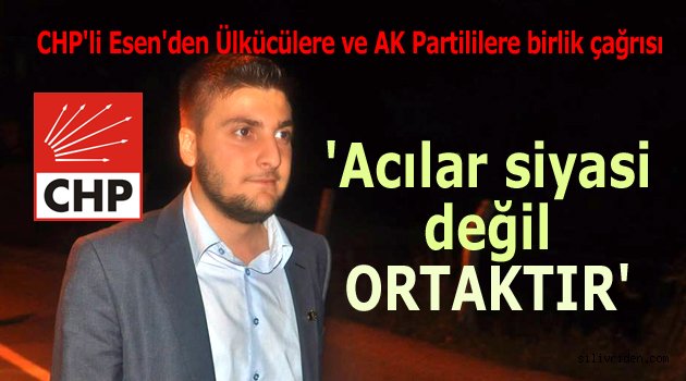 'Acılar siyasi değil, ortaktır'