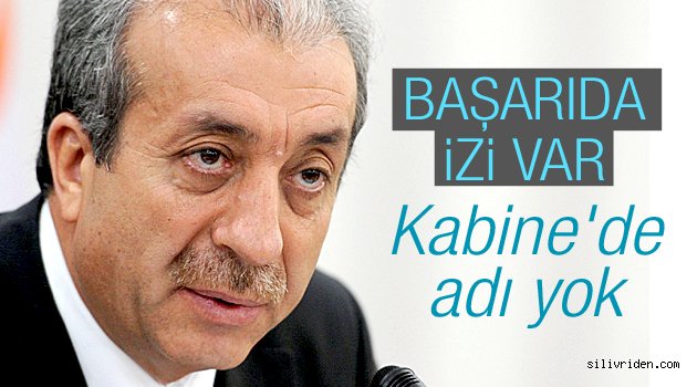 Başarıda izi var Kabine'de adı yok