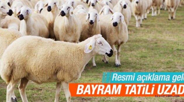 Başbakanlık: Kurban Bayramı tatili 9 gün