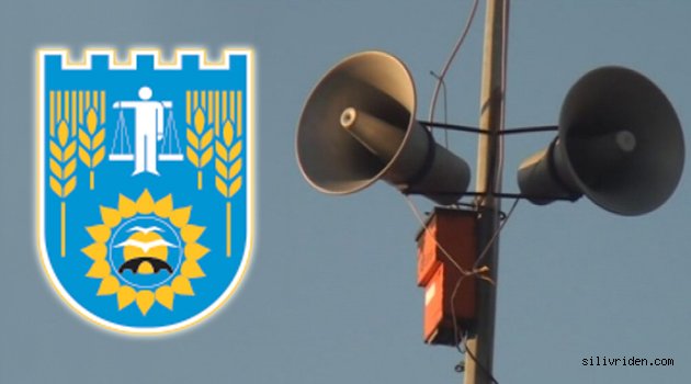 Belediye hoparlöründen skandal anons