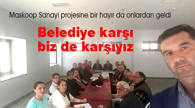 Belediye karşı biz de karşıyız