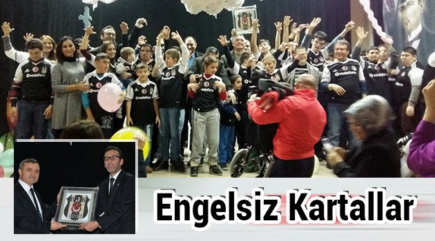 Beşiktaşlılar engelli öğrencilerle