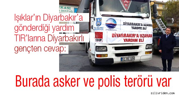 Burada asker ve polis terörü bar