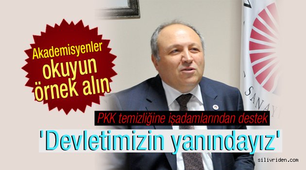 Devletimizin yanındayız
