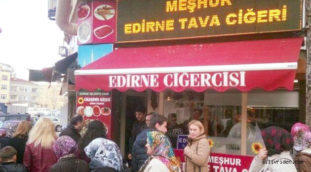 Edirne Ciğeri için sıraya girdiler