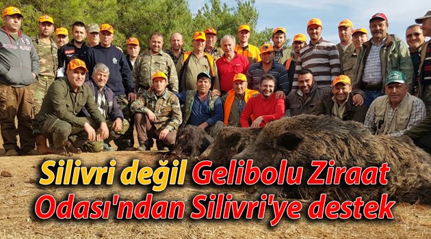 Gelibolu'dan Silivri'ye destek