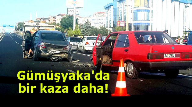 Gümüşyaka'da trafik kazası