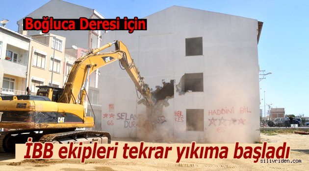 İBB ekipleri tekrar yıkmaya geldi