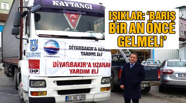 Işıklar'dan Diyarbakır'a yardım TIR'ı