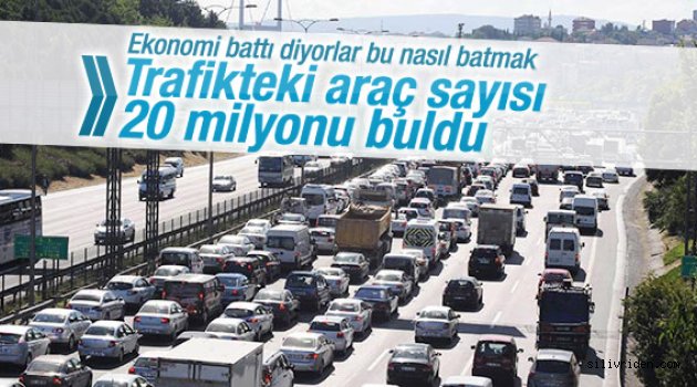 İşte Türkiye'deki araç sayısı