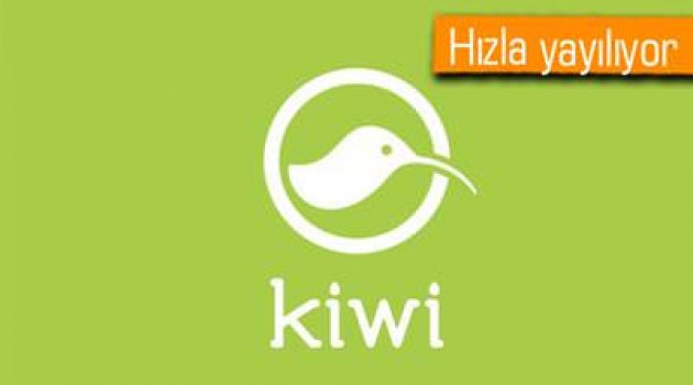 Kiwi uygulaması kısa sürede yayıldı