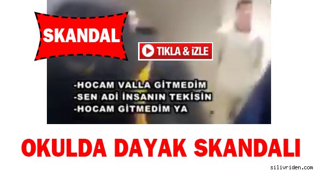 Öğrencilere sıra dayağı