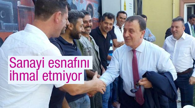 Sanayi esnafıyla güne başladı