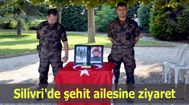 Şehit babasına Silivri'de ziyaret