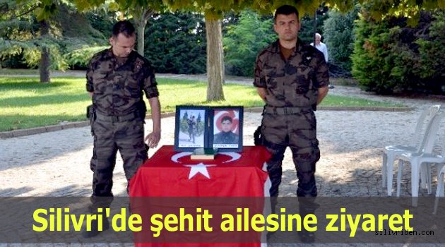 Şehit babasına Silivri'de ziyaret