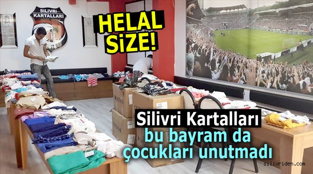 Silivri Kartalları çocukları unutmadı